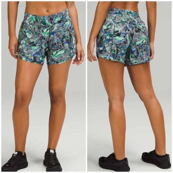 Lululemon Track That Mid-Rise Shorts in Rapid Flourish Multi [AA215] - Picture 3 of 8